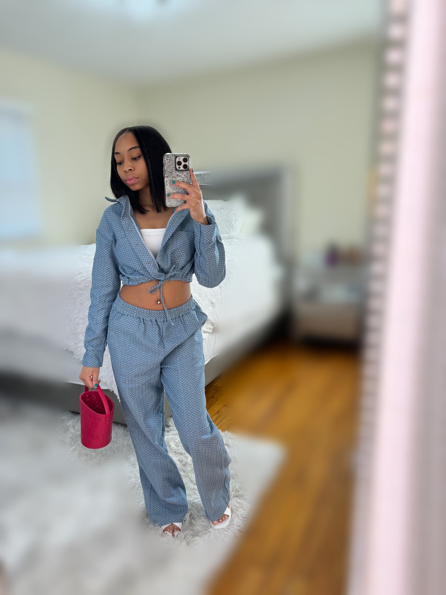 Two Piece Jean Set